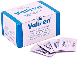 Double Strength Microbial Rennet Pack: Buy 10, Get 5 FREE - Total 15 Sachets, Non-GMO, Gluten Free, Kosher, Halal, Use One Sachet for 100 Ltr of Milk