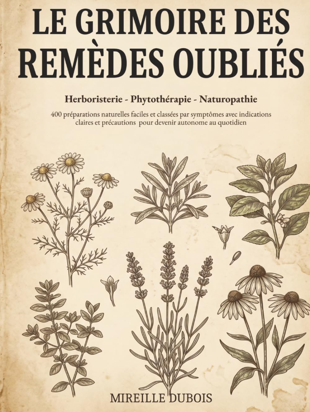 Le Grimoire des remèdes oubliés: 400 solutions naturelles faciles et classées par symptômes avec indications claires et précautions - Herboristerie - ... pour devenir autonome au quotidien
