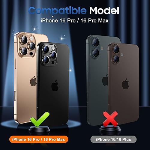 Miniatura 629 de UniqueMe [Paquete de 3 protectores de lente de cámara compatibles con iPhone 14 Pro Max/iPhone 14 Pro, vidrio templado, [compatible con fundas]