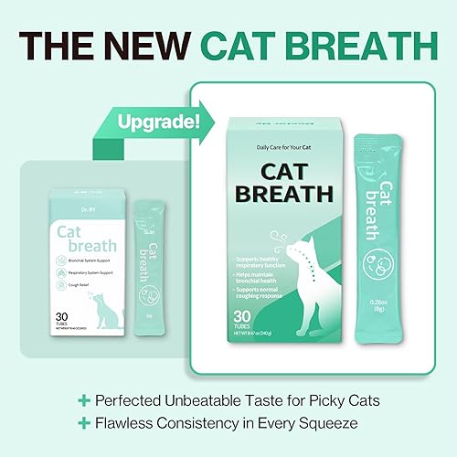 Miniatura 3 de Doctor By Suplementos Bronquiales para el Aliento de Gatos Tratamiento para Estornudos de Gatos Asma Resfriado Tos Alivio Nasal Apoyo Respiratorio e