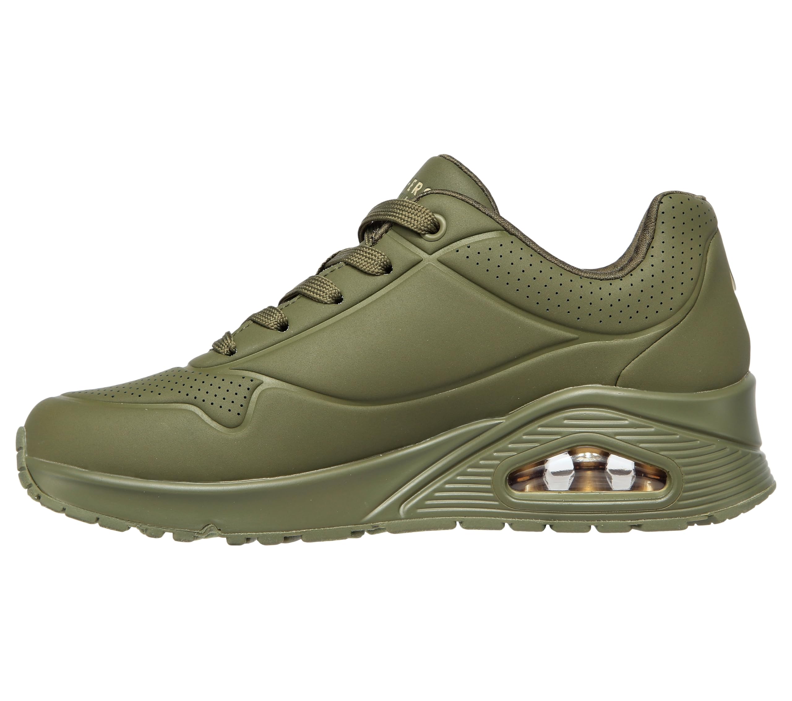 Skechers Uno Stand On Air, Scarpe da ginnastica Donna, Olive Durabuck, 36.5 EU