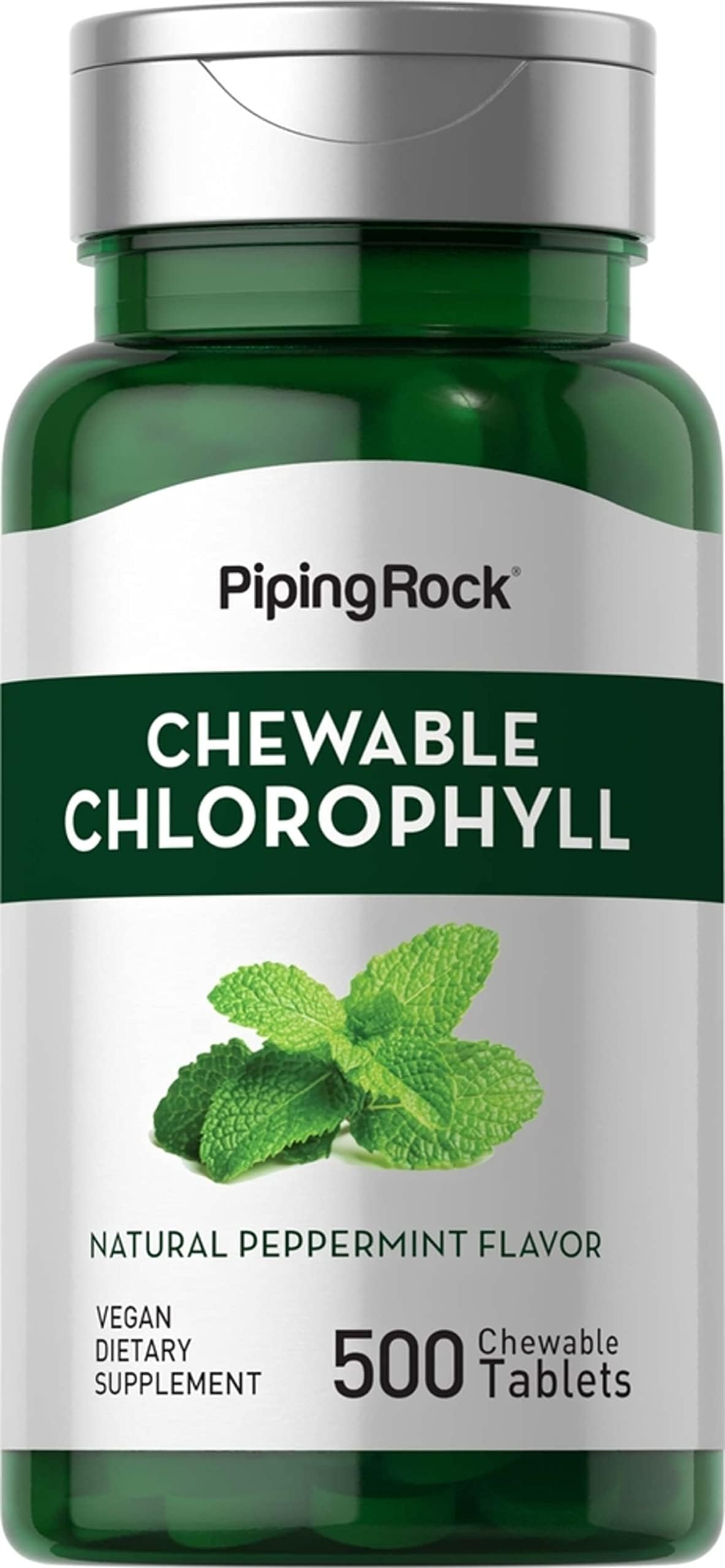Piping Rock Chlorophyll Tablets 500 Chewable Pills