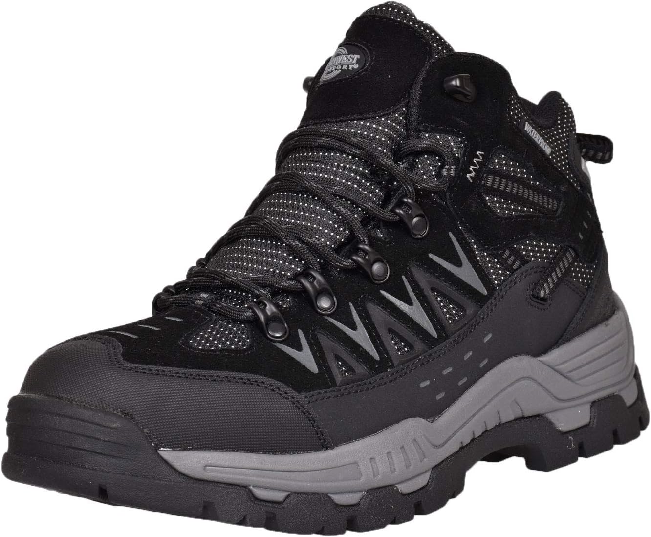 HOCHSTE Mens Hiking Shoes Waterproof Trainer Ankle Boots Walking Trail