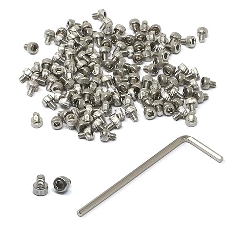 Miniatura 77 de iexcell 25 piezas M4 x 60/65/70/75/3.150 in paso de rosca 0.028 in acero inoxidable 304 cabeza hexagonal Tornillos Tornillos surtido Kit