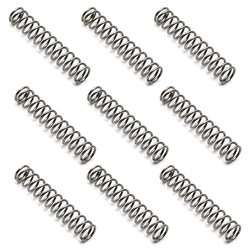 Miniatura 84 de Bettomshin 20 muelles comprimidos, 0.01 pulgadas de diámetro de alambre x 0.12 pulgadas de diámetro x 0.59 pulgadas de longitud libre, construcción