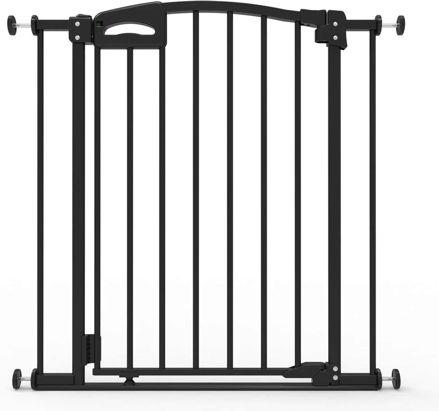 Perma Child Safety Baby Gate Extension for Stellar Sensor LED Auto Lock Safe Step Walk Through Gate for Stairs, Pressure Mounted, Fits Perma Child Safety Gates Only, White