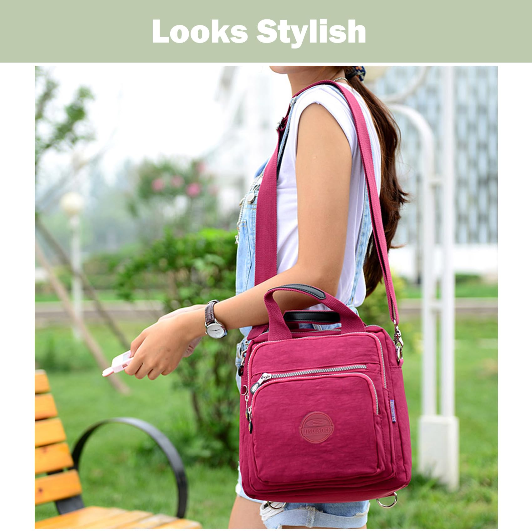 Borsetta Donna Borse a Spalla Casuale Borsa Tracolla Leggero Zaino Impermeabile Sacchetto Scuola Borse da Viaggio Borsello Moda Sport Bag per Ragazze