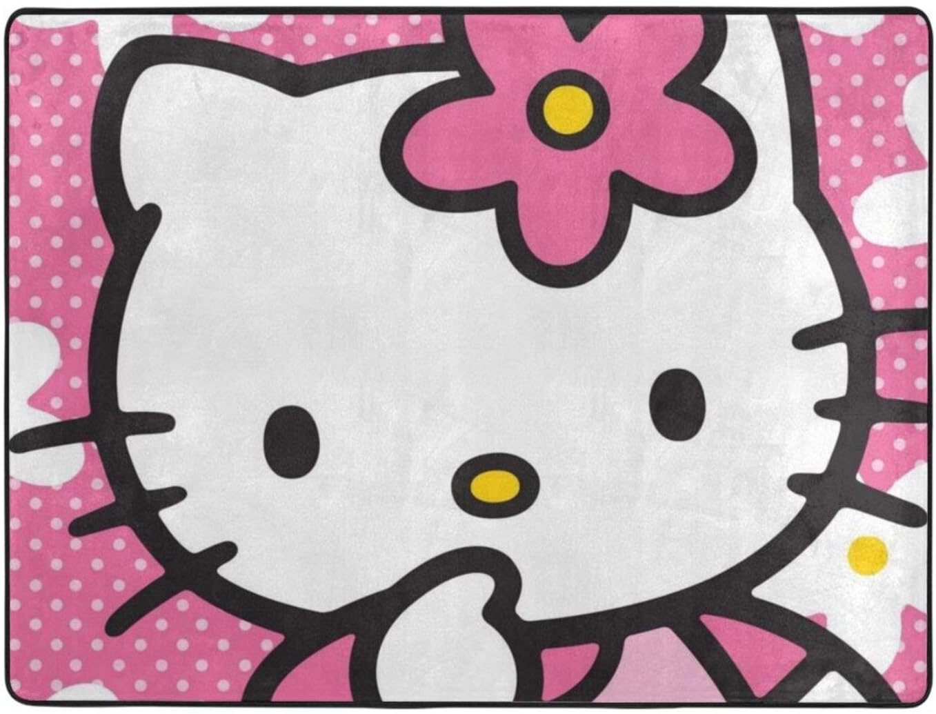 Amazon 花の壁紙のハローキティちゃん カーペット オールシーズン 暖かい ふわふわ 滑り止め付 おしゃれ かわいい 肌触りが柔らかい ラグマット 1x160x1 5cm Wcxddp ホーム キッチン 通販