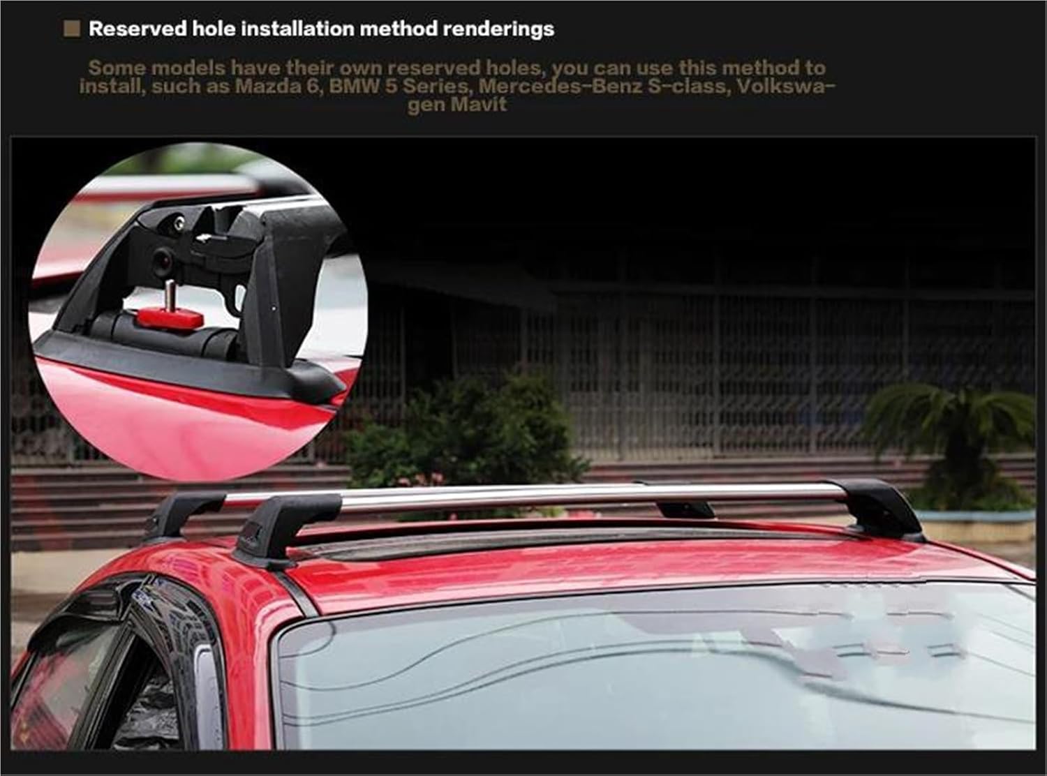 Roof Rack Cross Bars for Mercedes for Benz B-Class W246 W245 W247 2005-2023 Roof Bar Car Special Aluminum Alloy Belt Lock Rack Rail Carrier