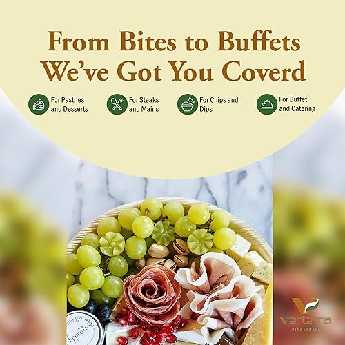 Miniatura 6 de VerTerra Bandeja grande de hoja de palma o charcutería de 22 x 12 pulgadas (paquete de 10)  Premium, resistente, 100% compostable, ecológico,