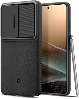 Spigen Optik Armor | Samsung Galaxy S26 Ultra Case [Camera Protection] [Air Cushion Protection] Galaxy S26 Ultra Back Cove...