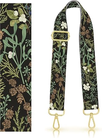 Purse Strap Replacement Belt Crossbody 1.5" Wide Golden Buckle Cute Shoulder Strap