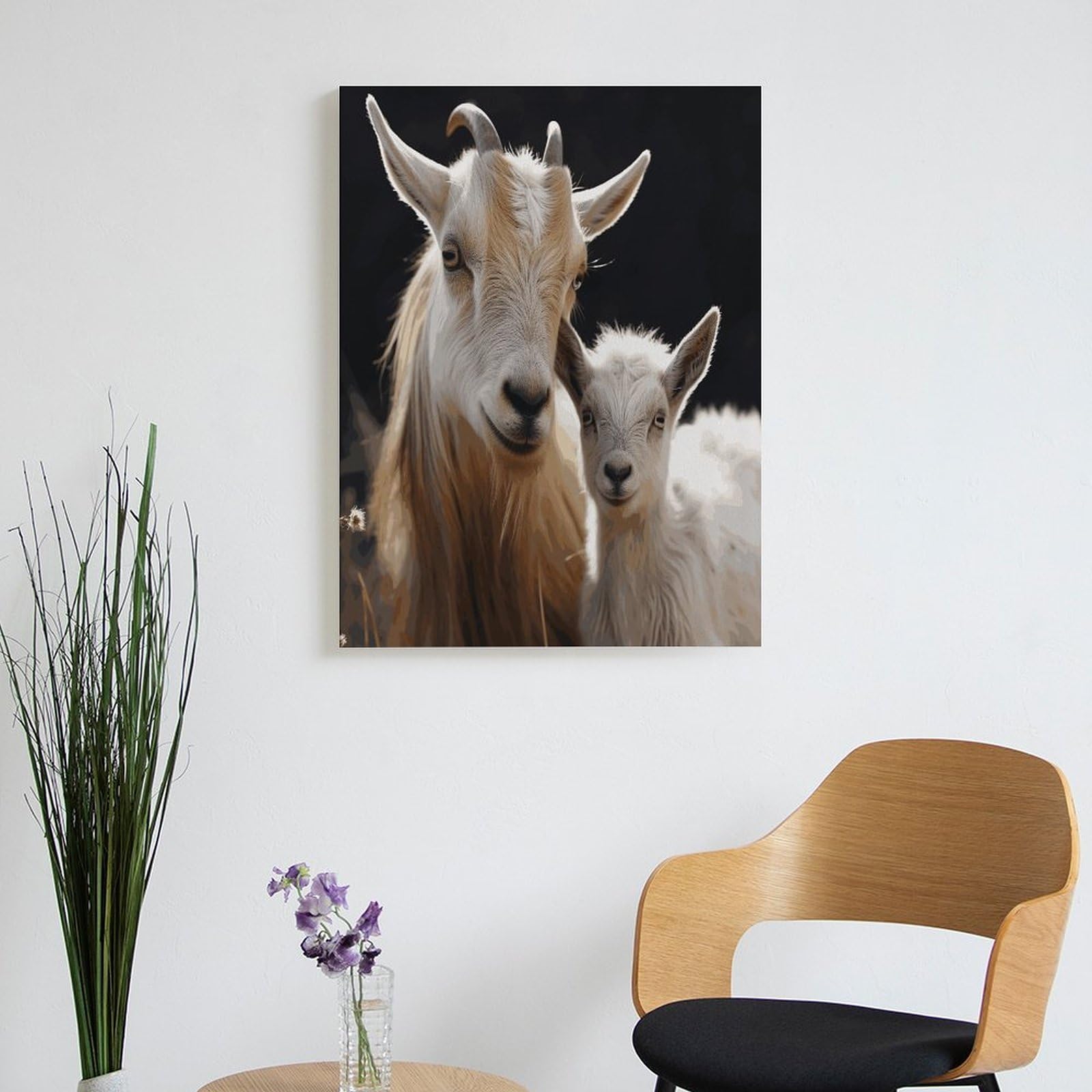 LPAGBCNU Malen nach Zahlen für Erwachsene, Anfänger, Erwachsene, Malen-nach-Zahlen-Kits auf Leinwand, Acryl-Ölfarben, Gemälde mit Pinseln, als Geschenk, Wanddekoration