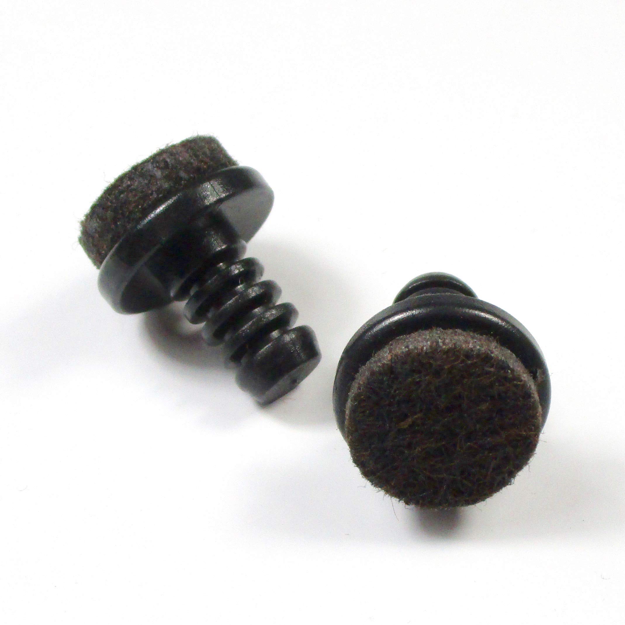 Almohadillas de fieltro antirrayas Ajile de 14 mm con piñón, amortiguación silenciosa en 32 piezas