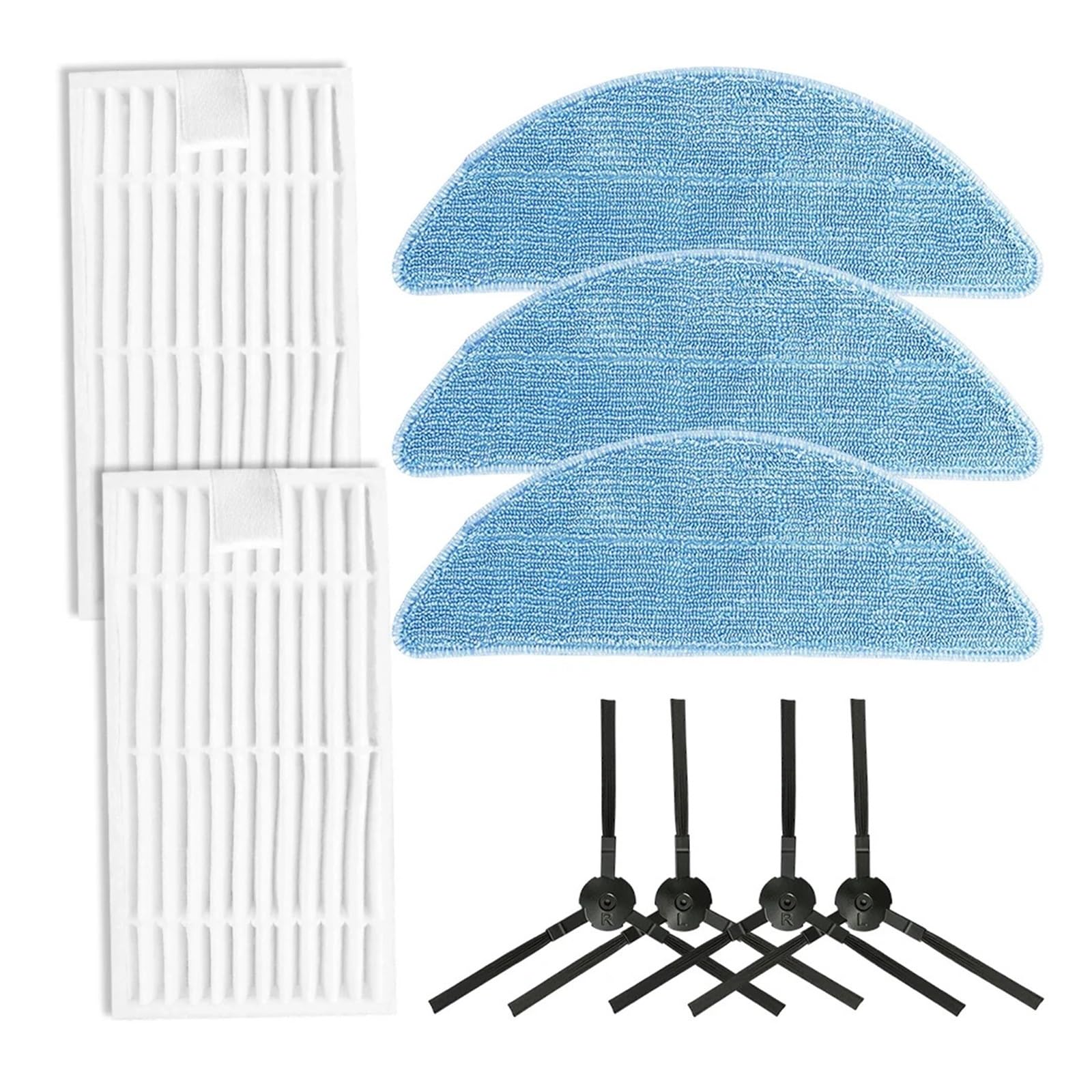 Filtres aspirateur robot ILIFE G9 V9 Pro kit accessoire brosse latérale lingette