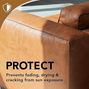 Weiman Leather Cleaner & Conditioner - Cleans, Restores & Protects Leather, UV Protection Prevent Cracking & Fading, For Car Seats, Sofas, Shoes, Bags & All Finished Leather Surfaces, 2 Pack