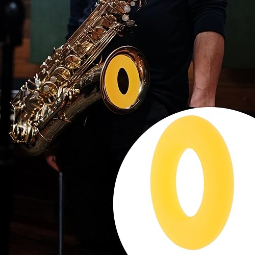 Vista 21 de Vaguelly Silenciador de silicona para saxofón de silenciador, amortiguador de silencio para saxofón alto tenor, accesorio