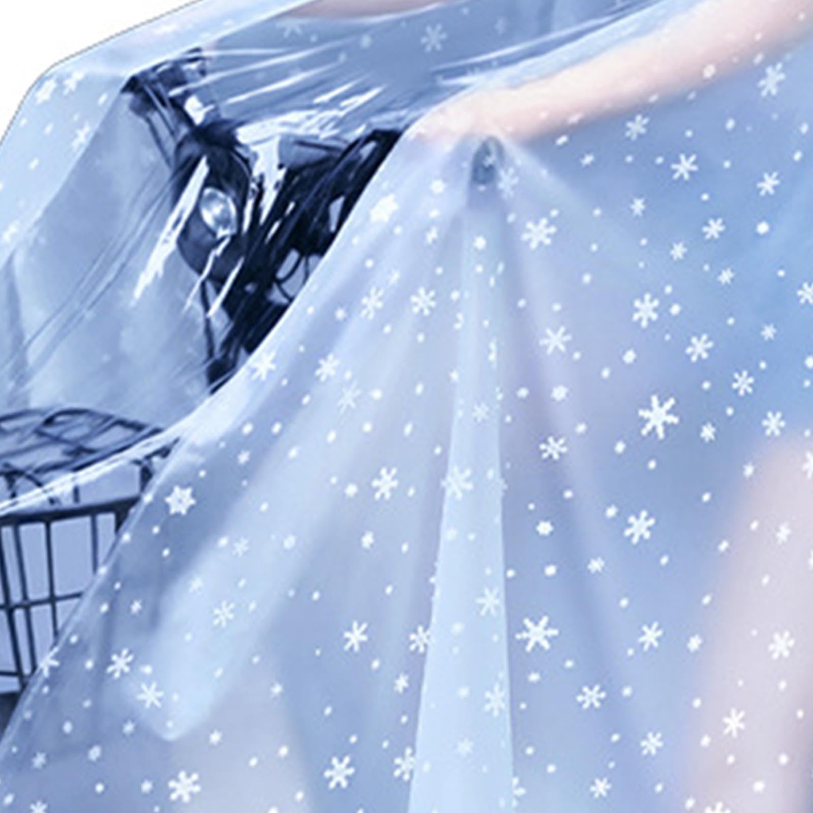 Réclinaison de Cyclisme Transparent, Femmes Plein Full Corps Long Scooter Rainqueur, Vélo électrique Lightweigh avec une Protection Complète pour la Conduite, le Vélo ou