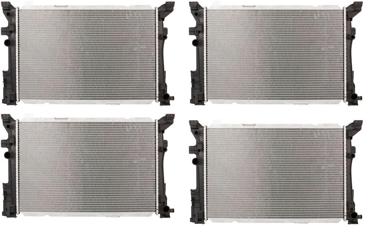 4 Set of - Radiator Rows with Automatic or Manual Transmission for Benz for CLA250 2014-2019 for GLA250 2015-2020 for B250 2013-2018