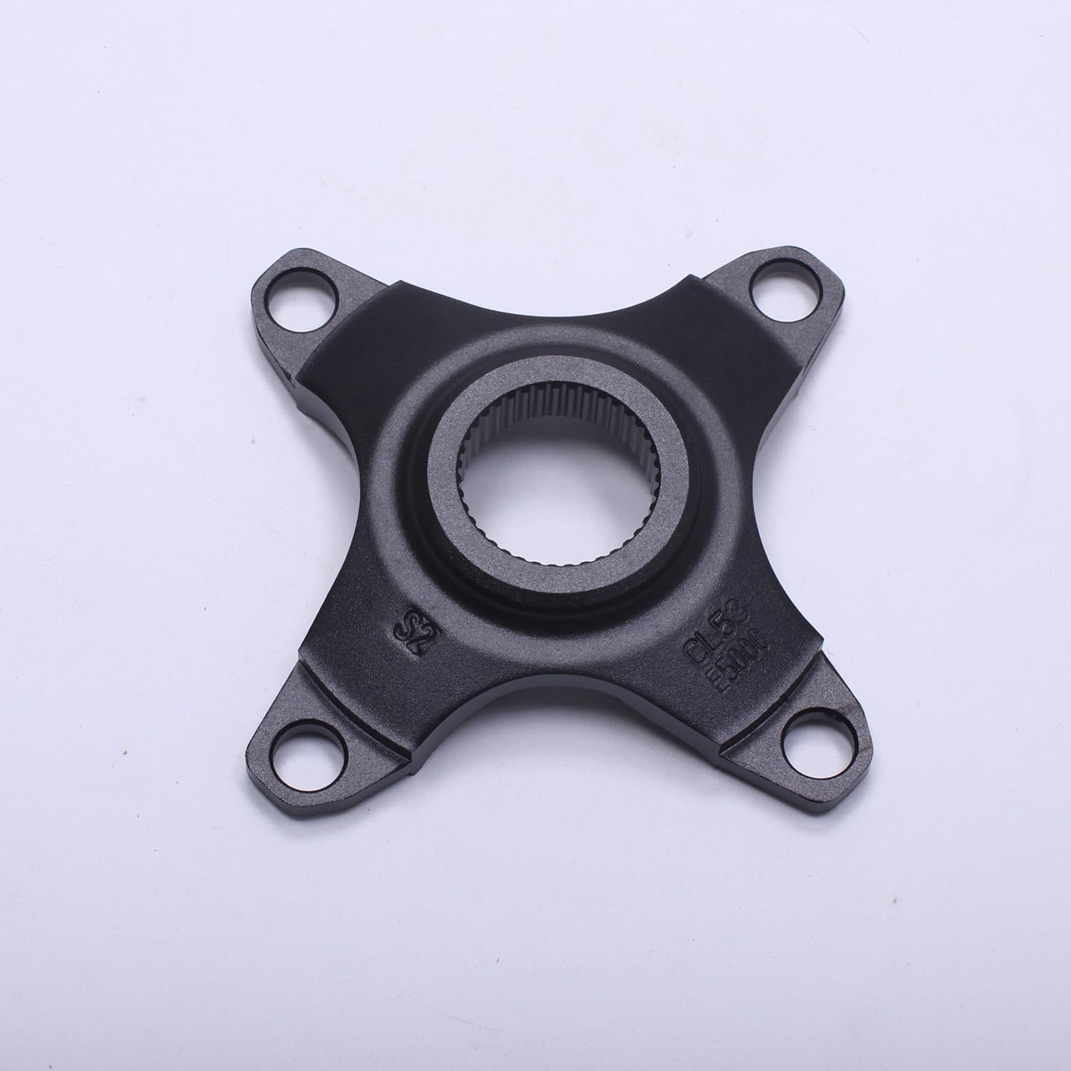 EBike BCD 104MM Chainring Adapter Spider,Aluminium Torque Sensor Spider Adapter for Shimano E5000,Ebike(CL53 39T 53G)