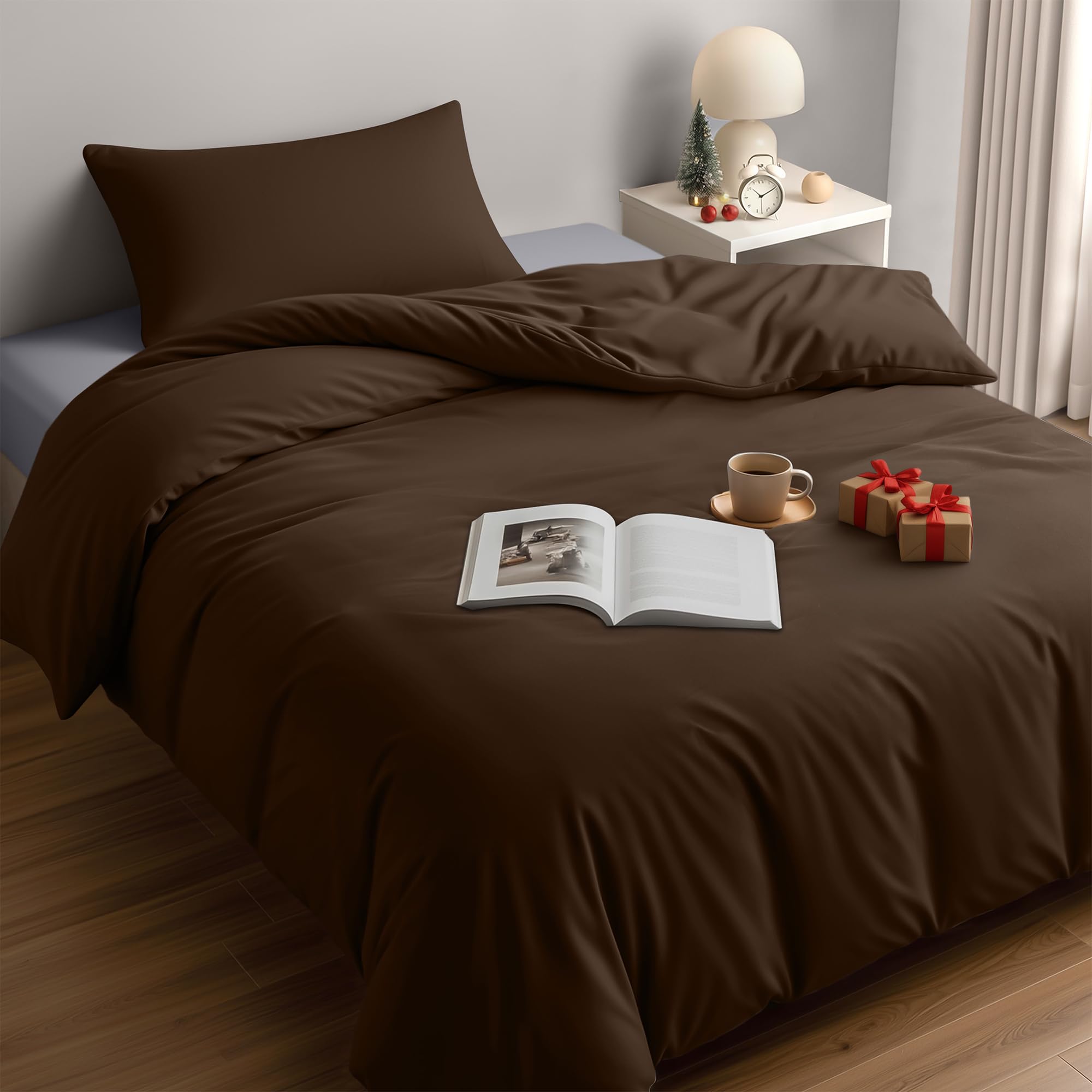 Utopia Bedding Funda Nordica Cama 180 - Microfibra Juego de Funda Nordica 240x260 cm y 2 Fundas de Almohada 65x65 cm (Blanco) — view 76