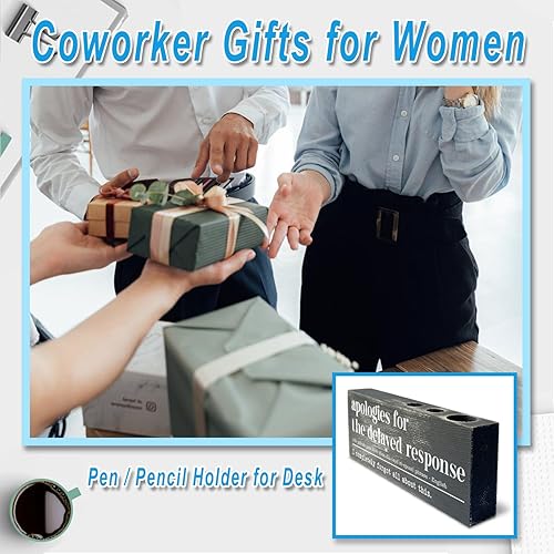 Miniatura 9 de vizuzi Divertida decoración de escritorio de oficina, divertido soporte para bolígrafos, decoración de oficina en casa para mujer, decoración de