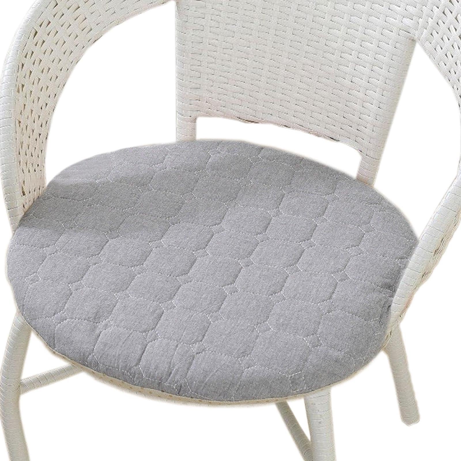 IvyLoutish Anti-Slip Round Seat Cushions, Soft Circle Stool Pads, for Kitchen, Dining, Breakfast Nook & Counter Height Chairs