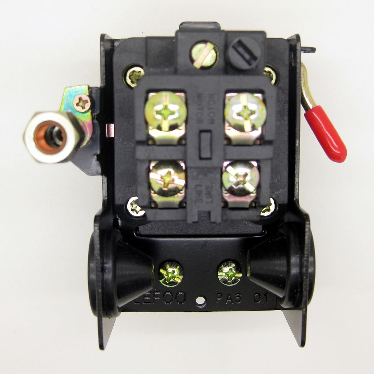 New Pressure switch for air compressor 140-175 Single port w/ unloader & on/off lever