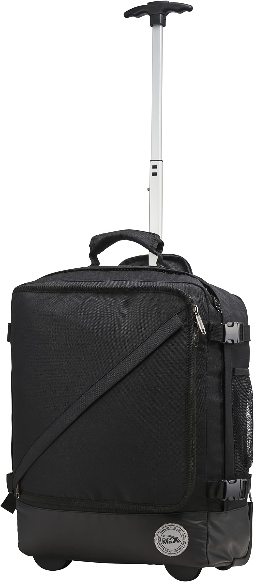 Greenwich Trolley Backpack 45x36x20 cm – Hybrid Cabin Bag with Wheels & Backpack Straps – EasyJet Underseat Approved Hand Luggage