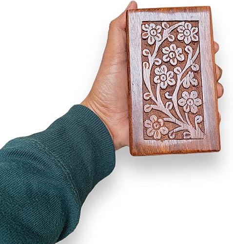 Miniatura 7 de Urnas de cremación de madera hechas a mano para cenizas humanas, machos, hembras y mascotas queridas, caja pequeña de madera con capacidad de 20