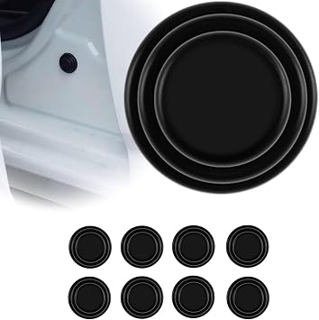 8 PCS Car Door Shock Absorbing Pads for Citroen C5 X7 Tourer 2008-2017, Anti Collision Silicone Soundproof Buffer Gaskets Auto Closure Noise Reducer Edge