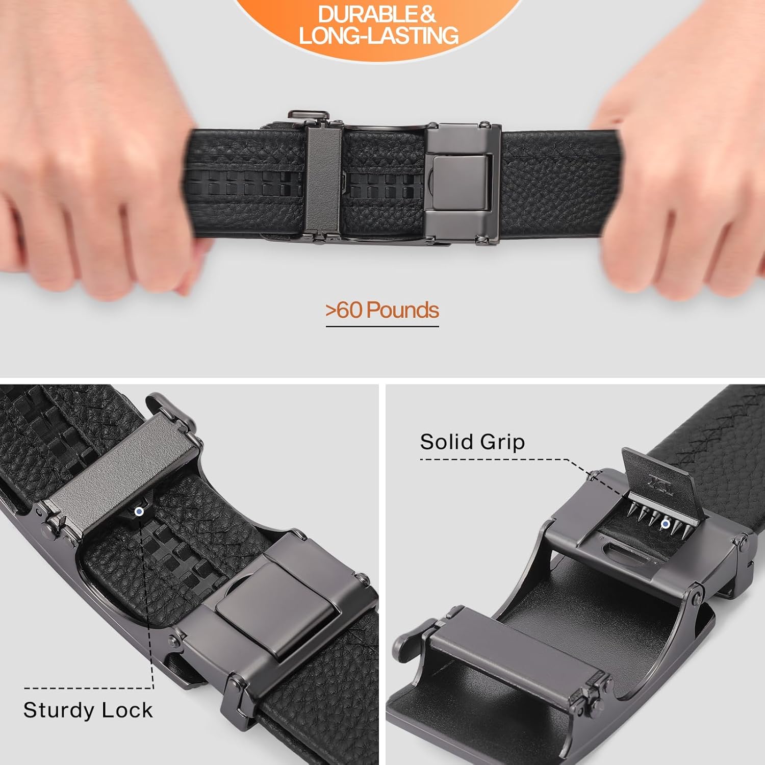 FALAN MULE Mens Ratchet Belt Adjustable Belts for Mens - Image 6