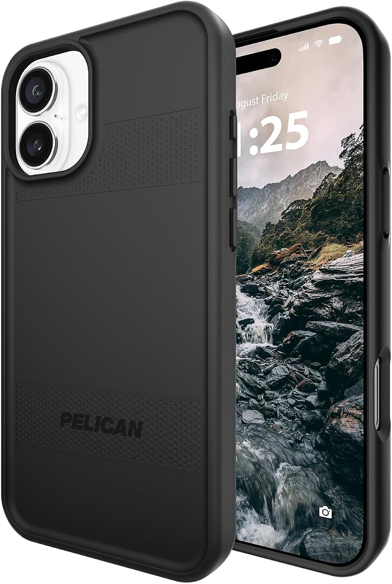 Protector iPhone 16 Plus Case [Compatible with MagSafe] Rugged Magnetic Phone Case with 16ft Military-Grade Drop Protection - Heavy Duty Phone Cover for iPhone 16 Plus - Black