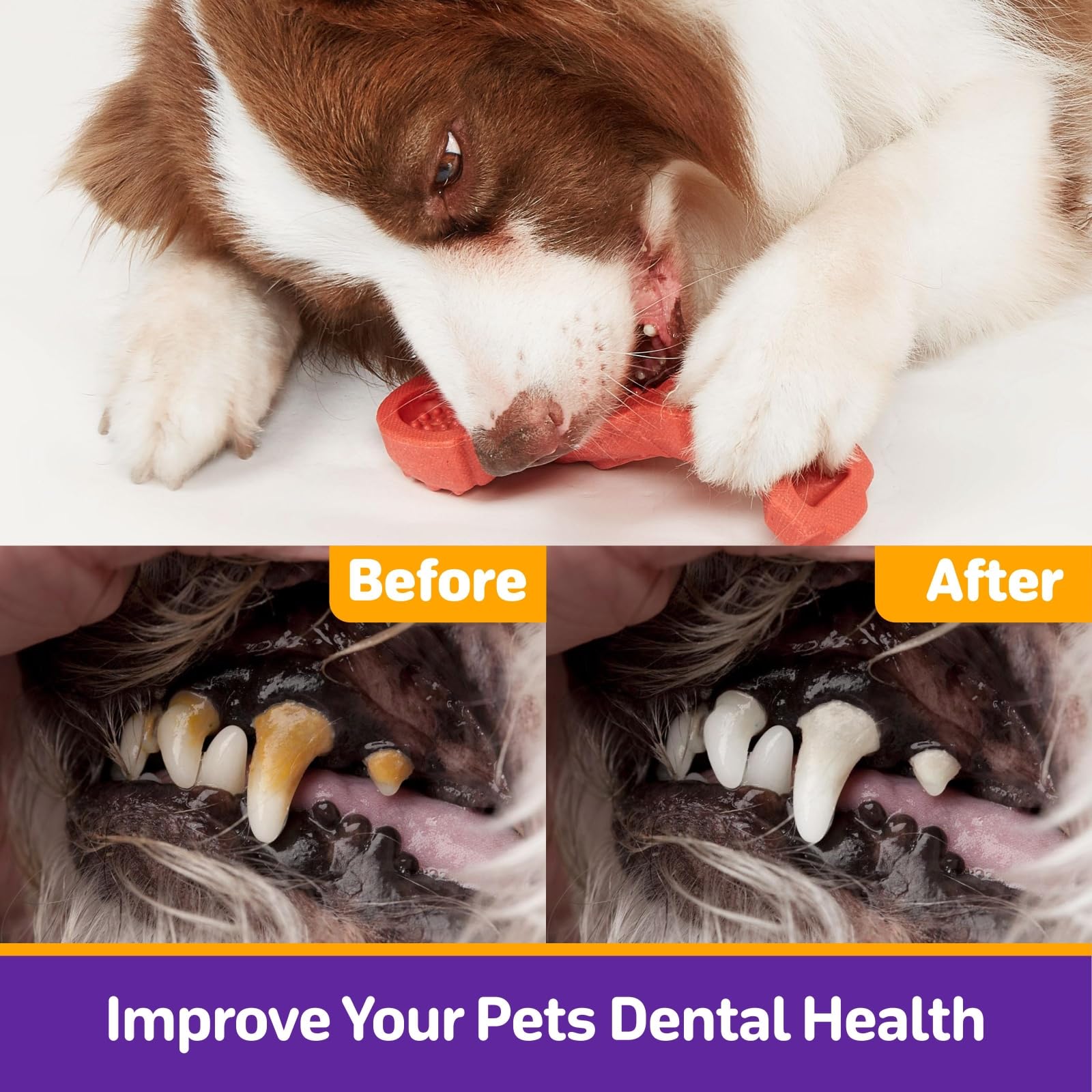 Kimee Juguetes para perros para masticadores agresivos, paquete de 3 juguetes indestructibles para masticar perros, juguetes súper masticadores para perros con sabor a tocino de nailon resistente para