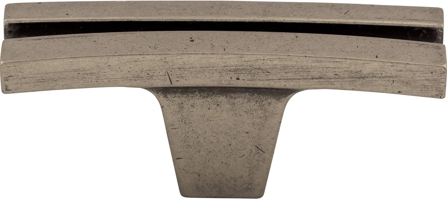 Top Knobs TK87PTA Sanctuary Collection 2-5/8 Flared Knob, Pewter Antique