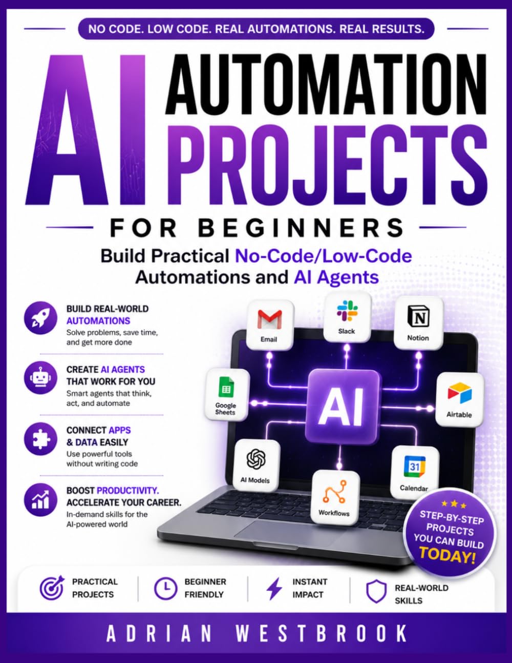 AI AUTOMATION PROJECTS FOR BEGINNERS: Build Practical No-Code Automations and AI Agents
