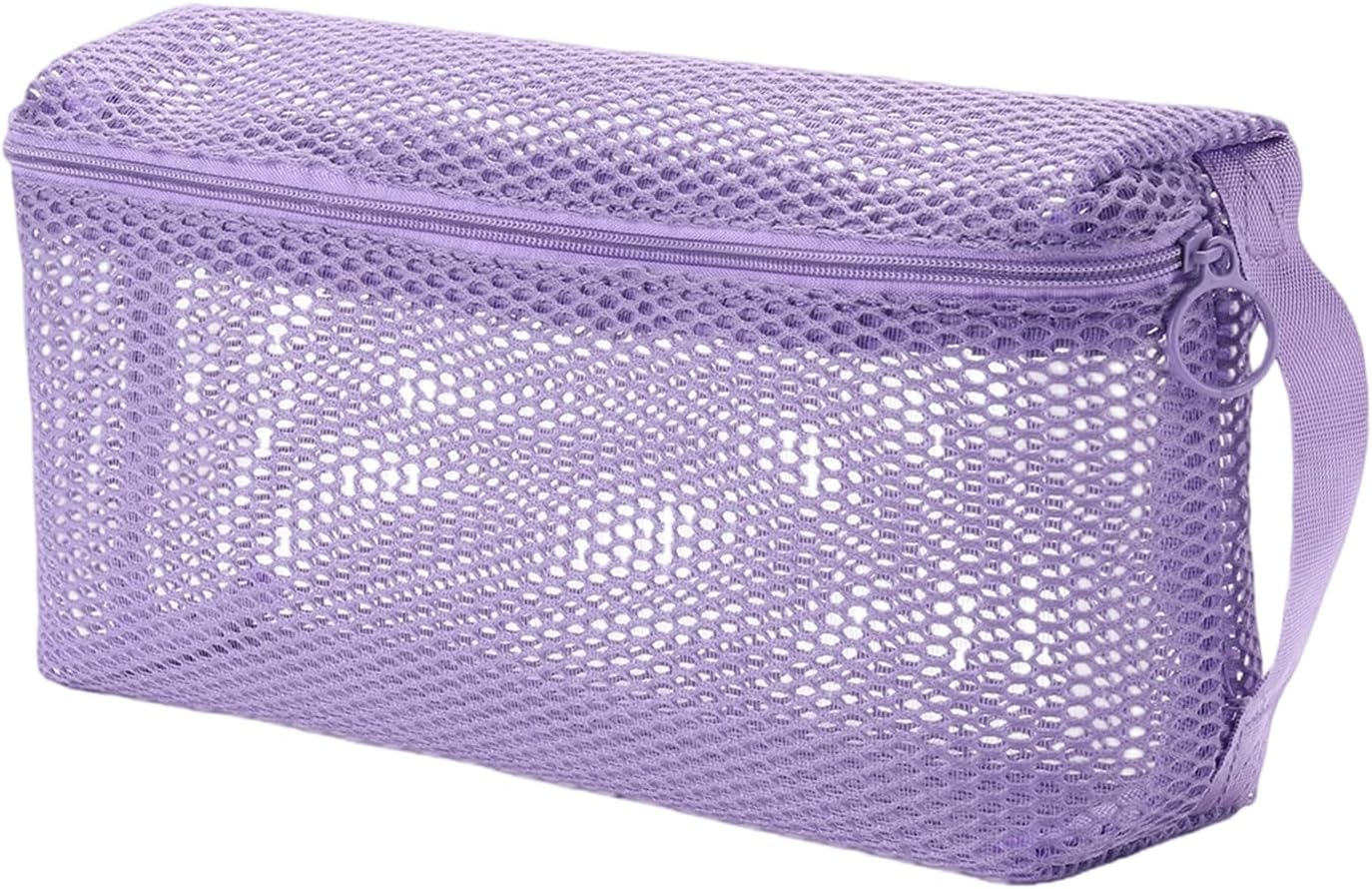 Cosmetic Pouches Portable Cosmetic Bag, Transparent, Purple M