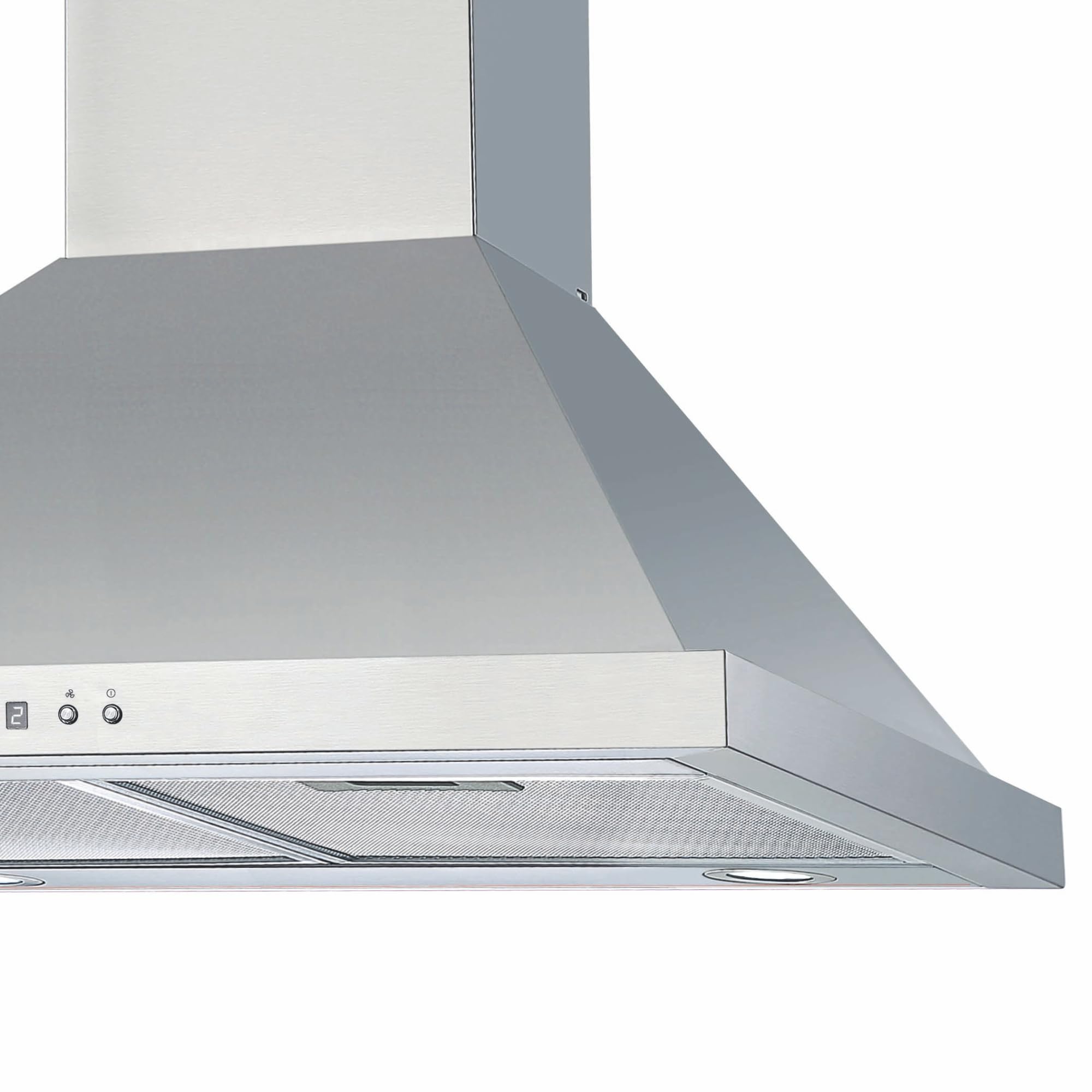 CATA Dunstabzugshaube BETA PRO 7000 X Elektronische Steuerung Timer 3 Stufen Abluftbetrieb 1027 m³/h Geräuschpegel 64 dB Motor A100 Verbrauch 380 W LED-Beleuchtung Farbe Edelstahl