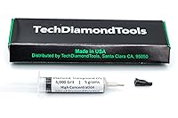 Vista 86 de TechDiamondTools - Pasta de pulido compuesto de diamante, grano de 2,000, 4-8 micrones para mármol, vidrio, metal, joyería, resina, plata, cromo