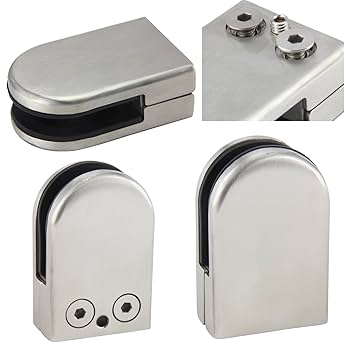 LukLoy Stainless Steel 304 Glass Clamp For Glass Balustrade