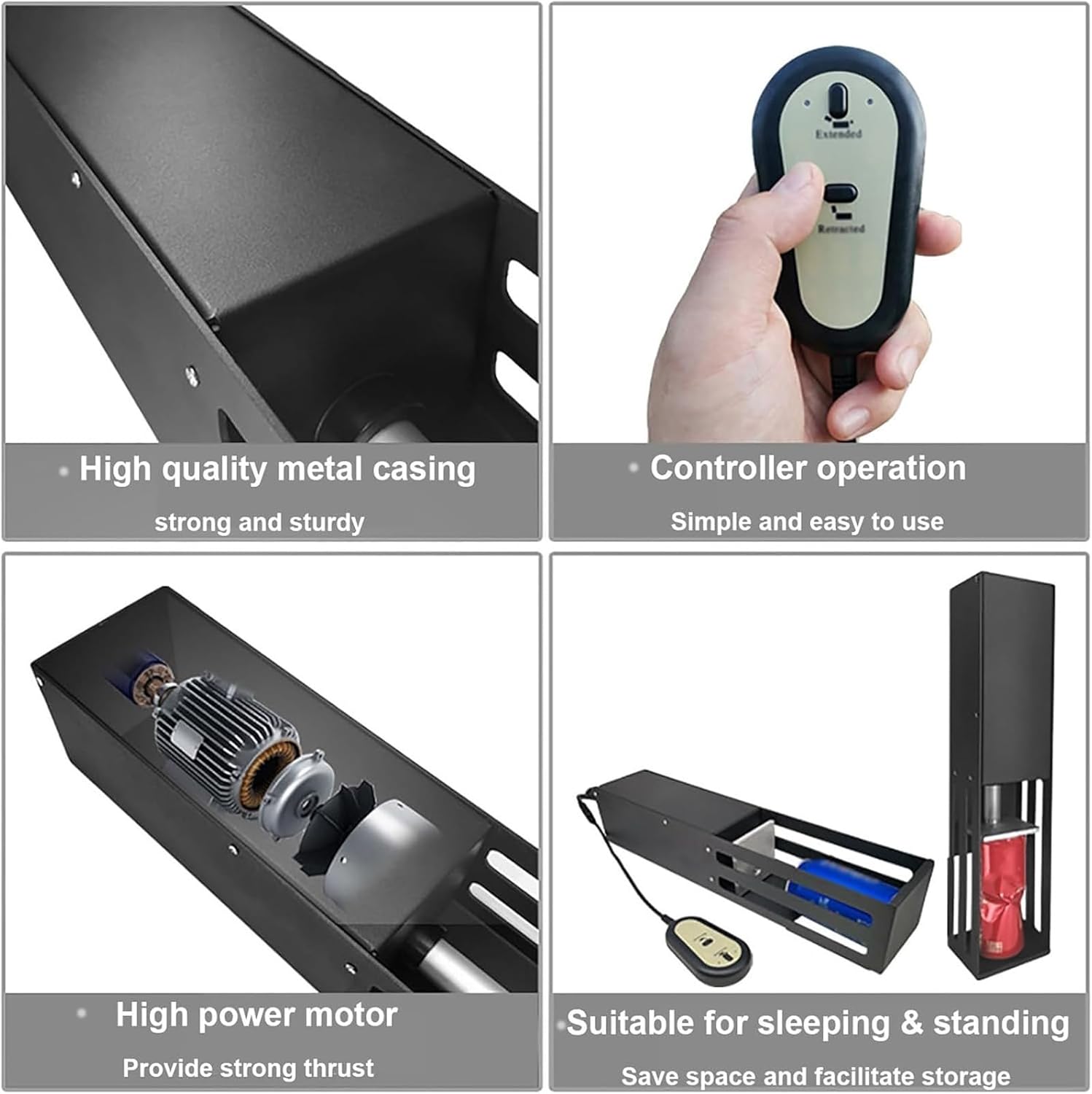 Metal Can Crusher, Can Crushers for Recycling Wall Mounted, Can Crusher for Beer with Controller Operate, Rugged and Durable, for Recycling Aluminium soda, soda Beer