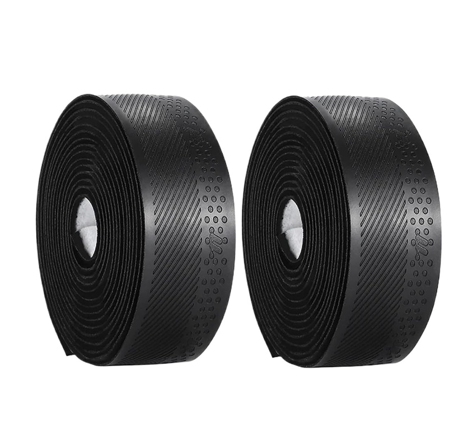 Bike Handlebar Tape PU EVA Tapes with Plugs Bike Accessories(Black)