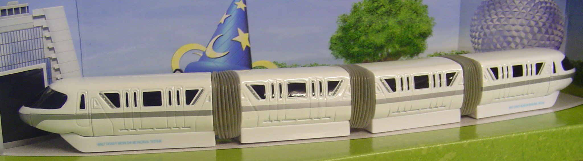Disney Monorail 4 Piece Die Cast Metal