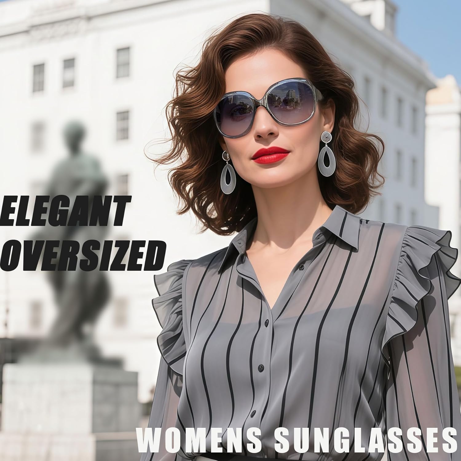 Joopin Oversized Sunglasses Womens Trendy Polarized Large Driving Sun Glasses Ladies UV Protective Big Sunnies Shades - Image 2