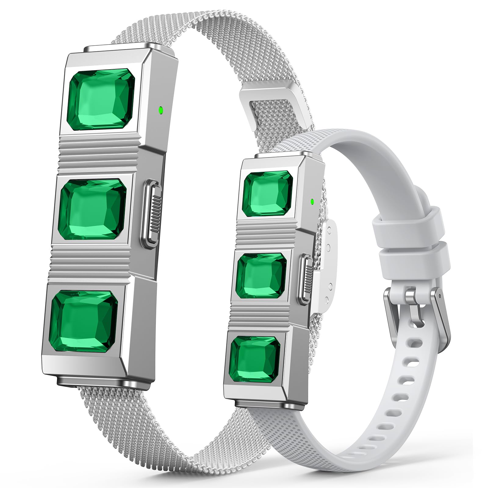 Smart Bracelet, Wearable Activity & Fitness Tracker Band, 24/7 Sleep Tracker, All-Day Continuous Heart Rate Blood Pressure Stress HRV Monitor, 170+ Sport Modes Smart Wristband with 2 Bands, Free APP