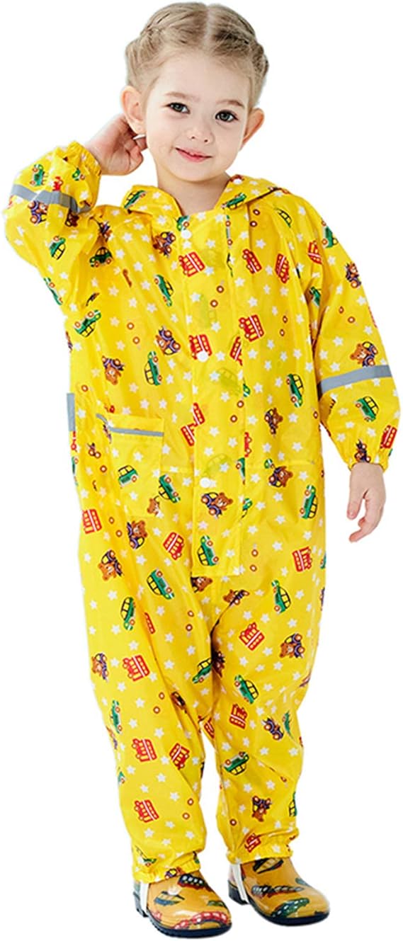 Hippychick HWPPP4-5, Tutina Ripiegabile Impermeabile, Unisex Bambini Unisex Bambini, Pavone Rosa, 4-5 anni