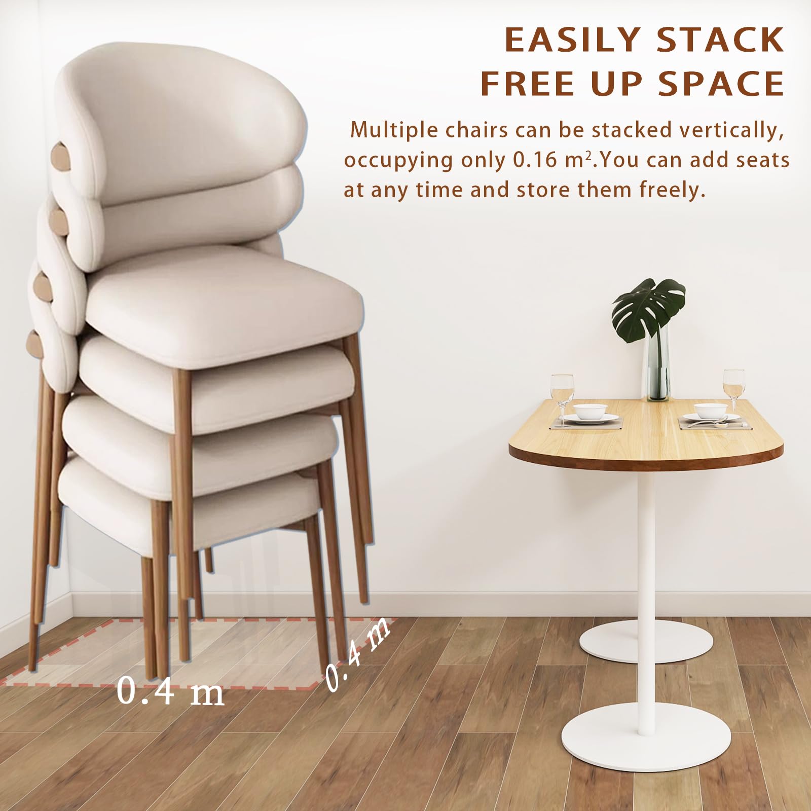 Set di 2 sedie da pranzo ergonomiche e moderne, con struttura in legno massello imbottita, ad alta capacità portante, ideali per casa, cucina, soggiorno, ufficio, mobili per rinnovamento