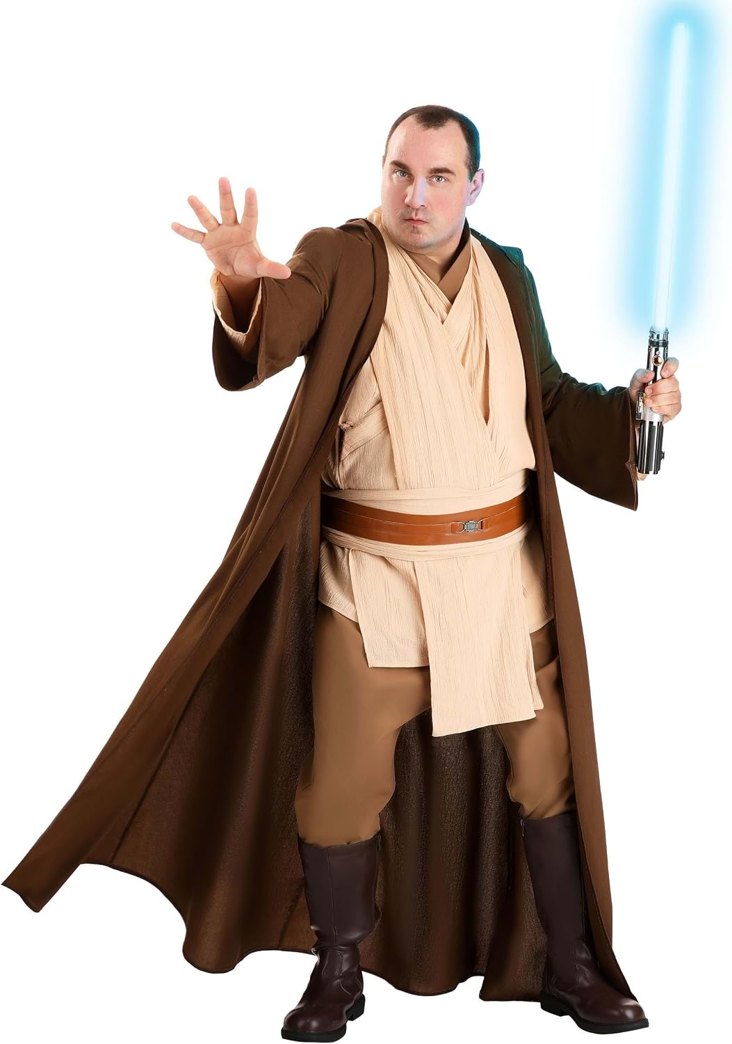 Jazwares Plus Size Men's Star Wars Premium Jedi Costume - Officially Licensed Classic Jedi Robes Cosplay Outfit