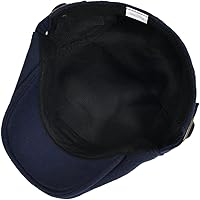 Vista 31 de VOBOOM Hombres Newsboy Cap Algodón Flat Ivy Gatsby Driving Hat Negro