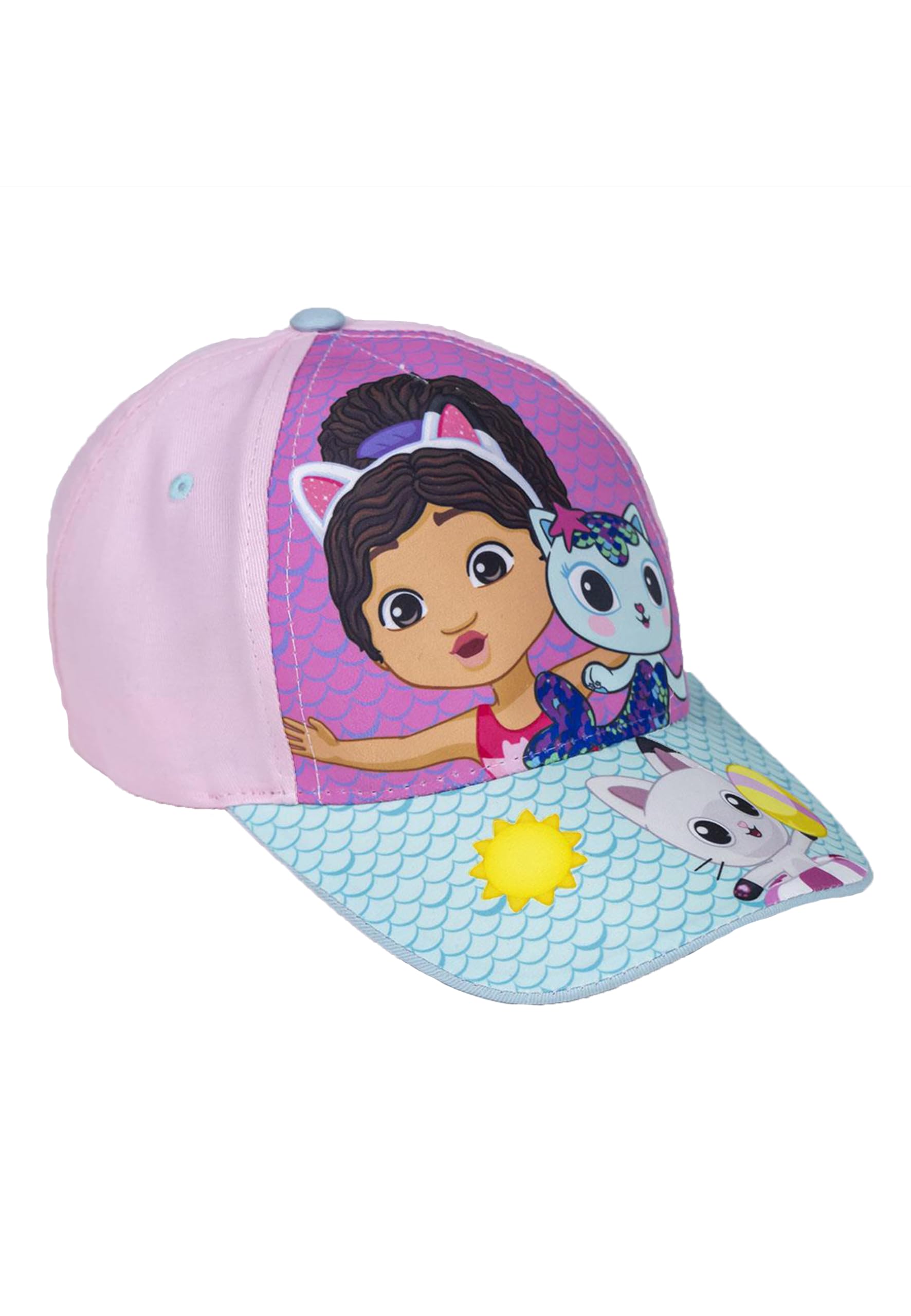 CERDÁ LIFE'S LITTLE MOMENTS Girl's Gabby's Dollhouse Children's Cap with Visor, Turquoise, One Size
